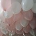 Шары под потолок Розовые и белые